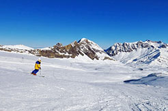 Les Diablerets - Skifahrer