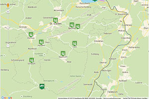 Appenzell Karte zur Rotenplanung