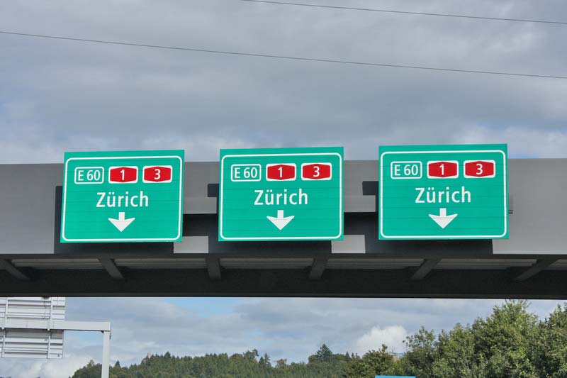 Autobahnen der Schweiz & Autostraßen - Übersicht, Tempolimit