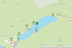 Brienzersee Karte zur Routenplanung