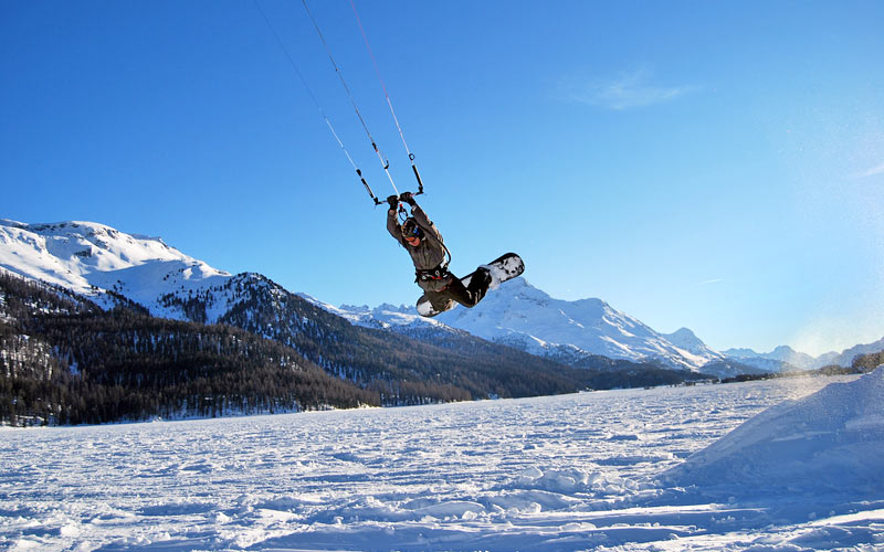 Skowkiting in St. Moritz, Corviglia