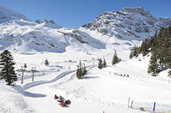 Snowtubing in Engelberg Titlis