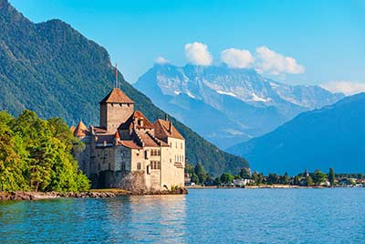 1 -Ganzjahr 17 Schloss Chillon Genfer See