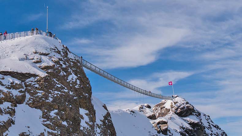 Glacier 3000 Hängebrücke