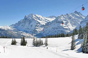 Jungfrau Ski Region Berner Oberland Männlichen