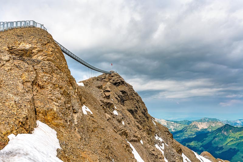 Hängebrücke in Les Diablerets