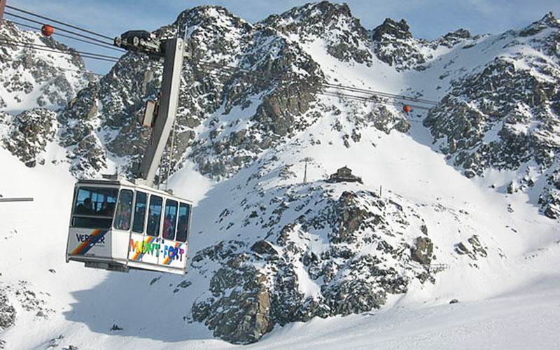 Skilift in Les Quatre Vallées