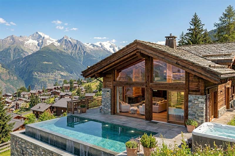 Luxus-Chalets in der Schweiz
