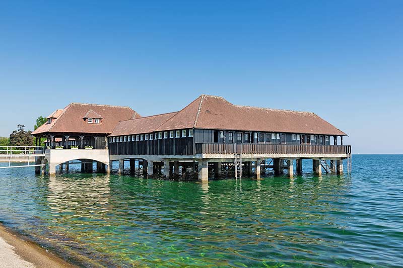 Urlaub am Bodensee in der Schweiz 3 Badhütte Rorschach