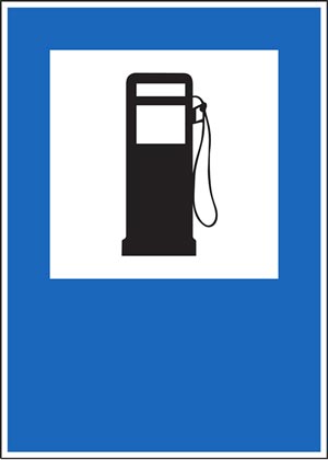 Benzinpreis in der Schweiz 4 Hinweissignal - Tankstelle